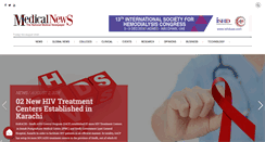 Desktop Screenshot of medicalnewspk.com